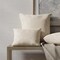 Beige Taupe Performance Grade Cotton Blend Woven Pattern Upholstery Fabric by The Yard - SKU: Patterson Oyster